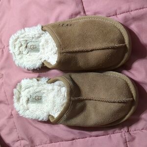 UGG Kids Brown Slippers